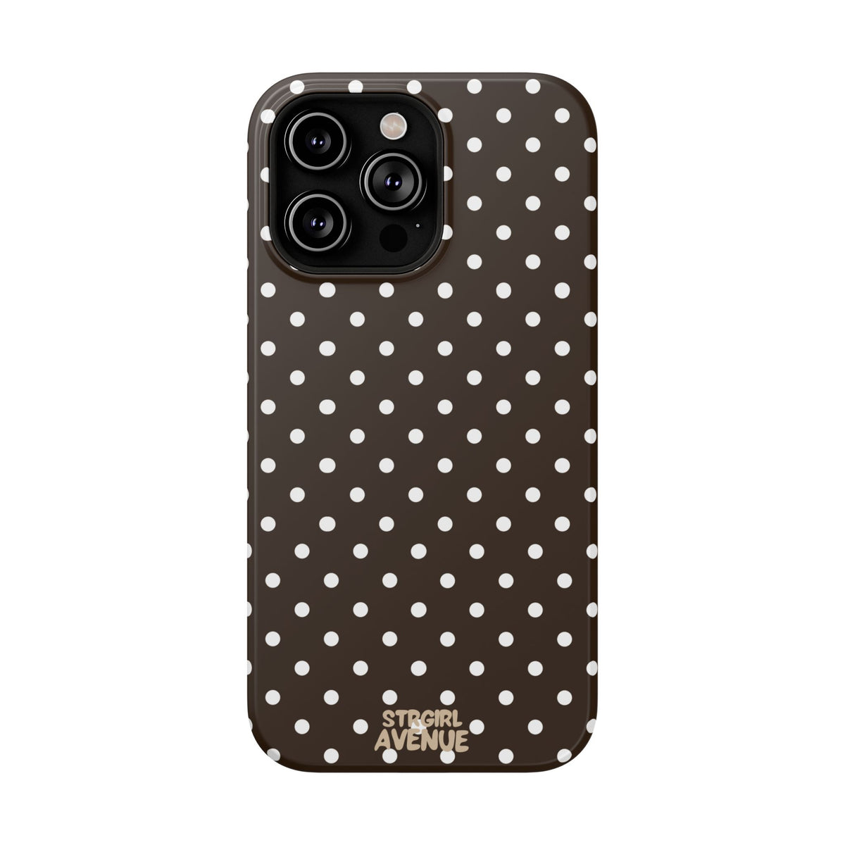 “Cocoa Dots” protective phone case