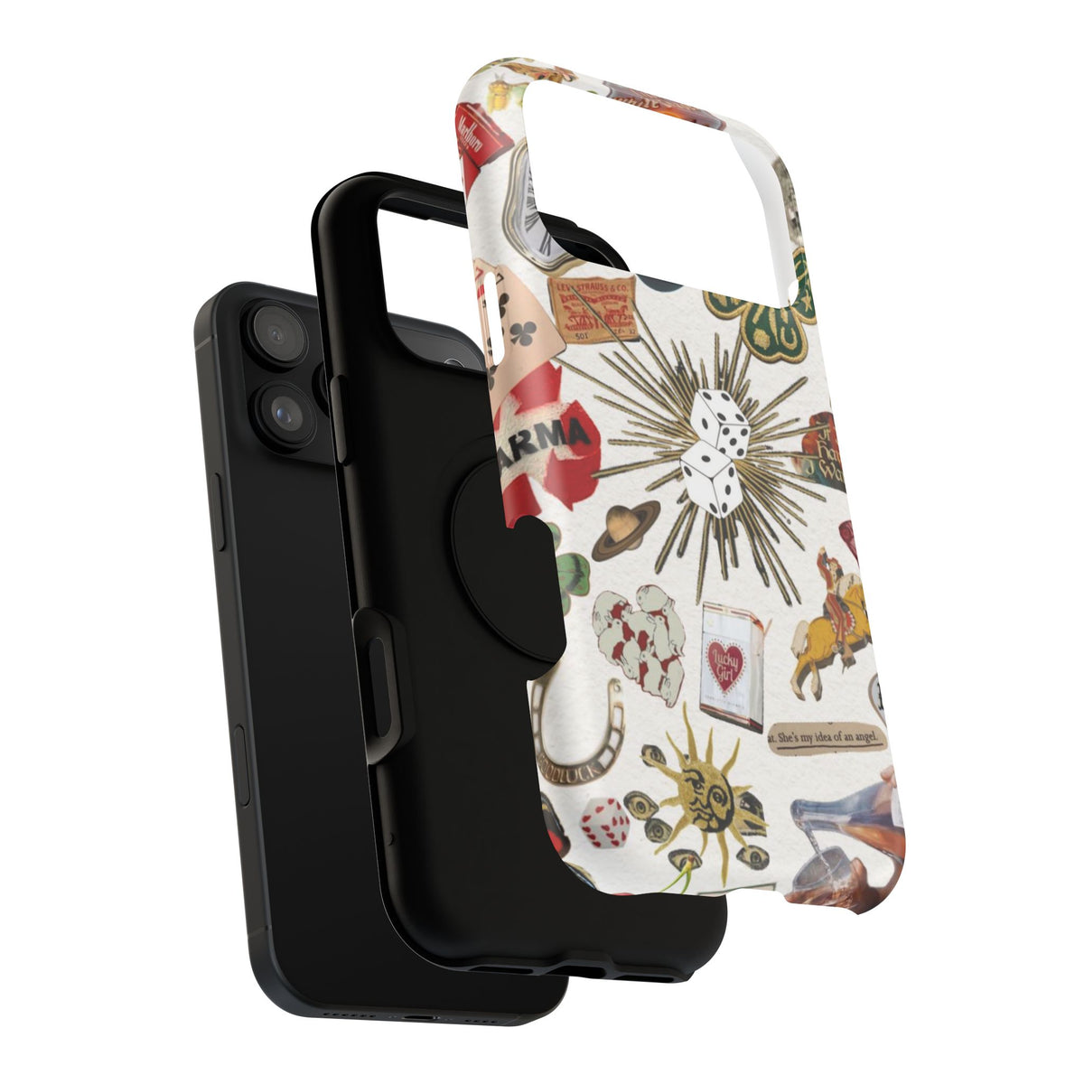 “throw a dice” protective phone case
