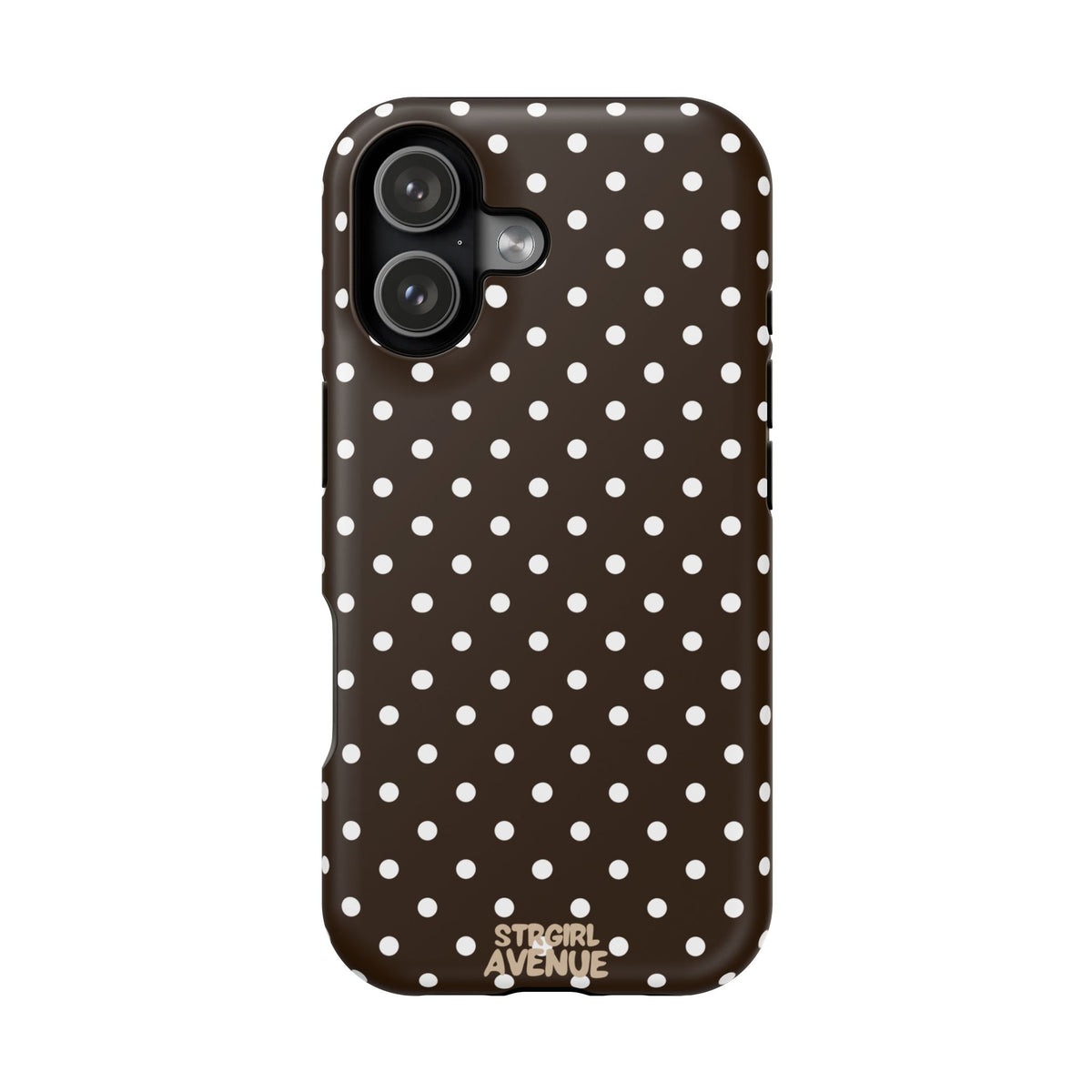 “Cocoa Dots” protective phone case