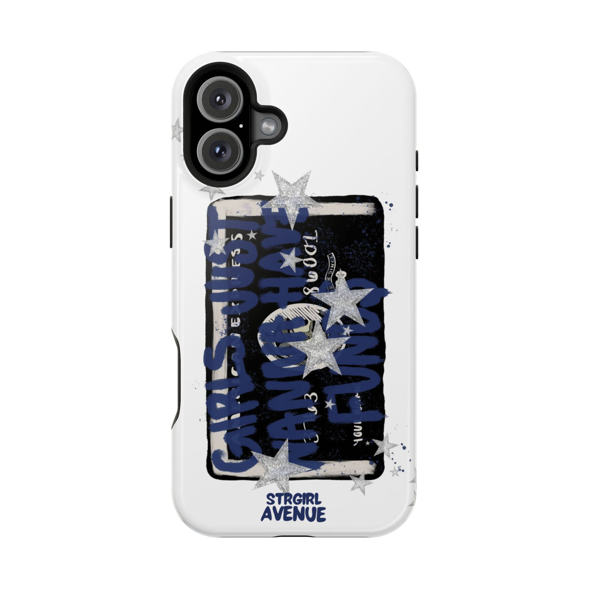 “wanna have funds” protective phone case