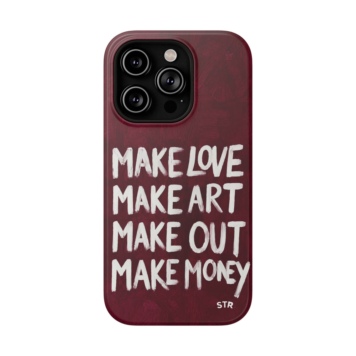 “make art” protective phone case