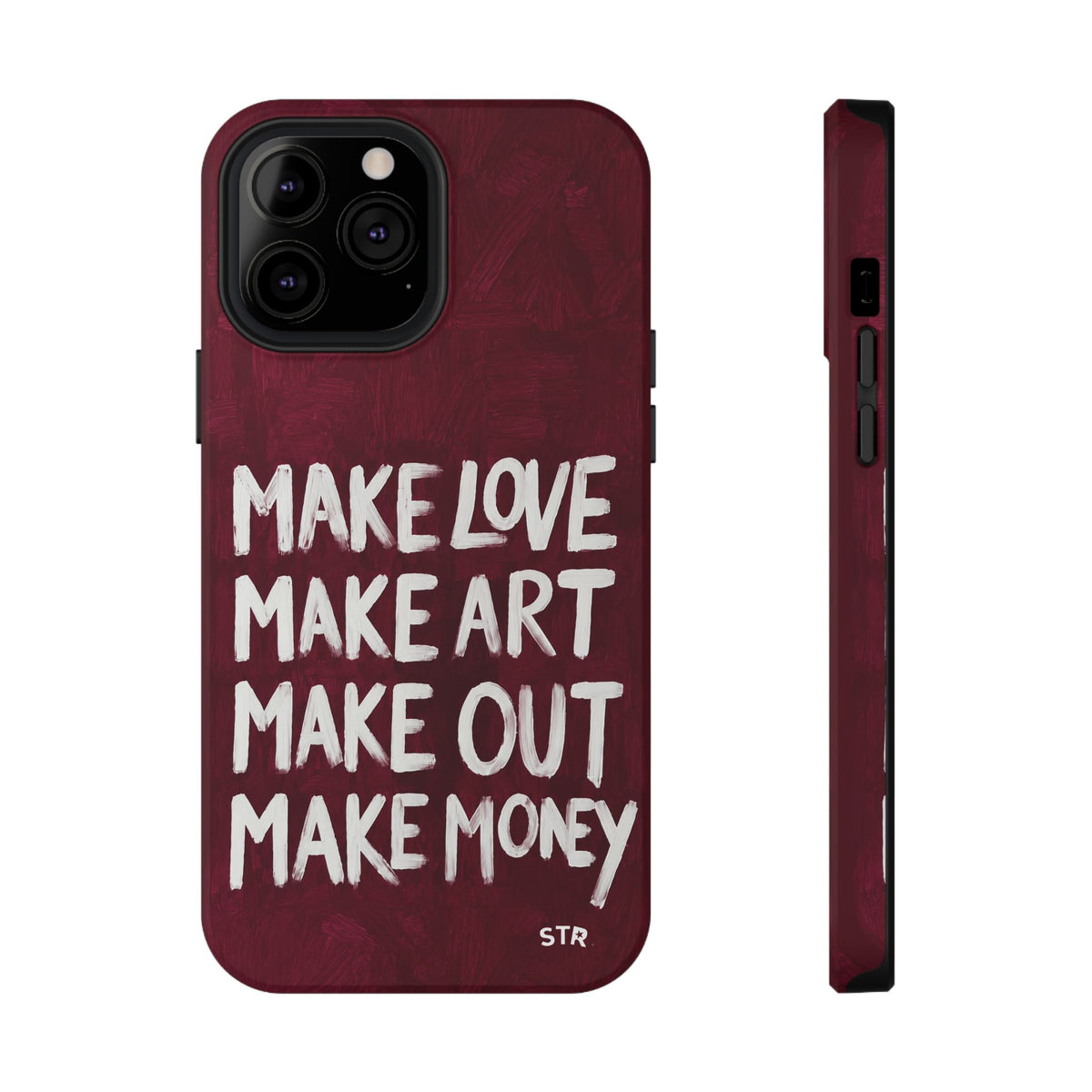 “make art” protective phone case