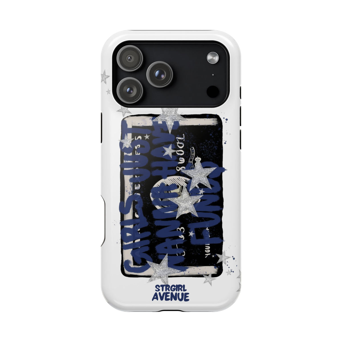 “wanna have funds” protective phone case