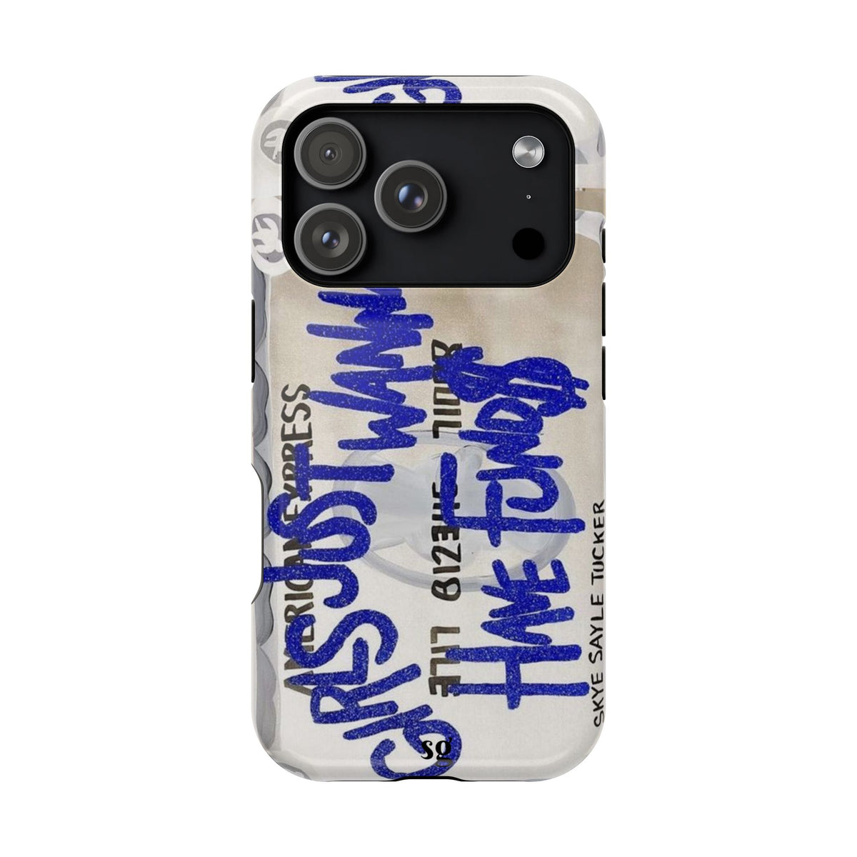 “girls just wanna have funds” protective phone case