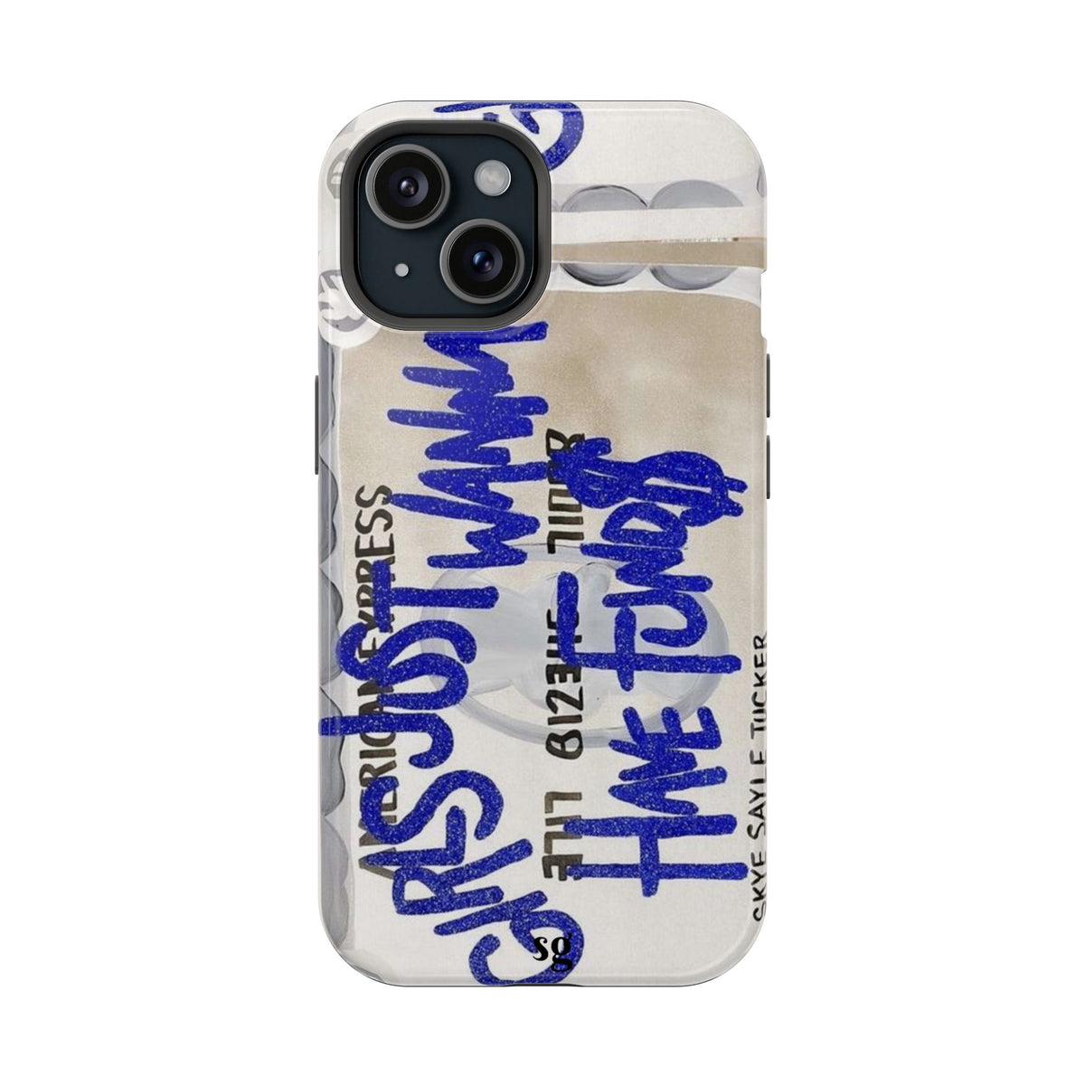 “girls just wanna have funds” protective phone case