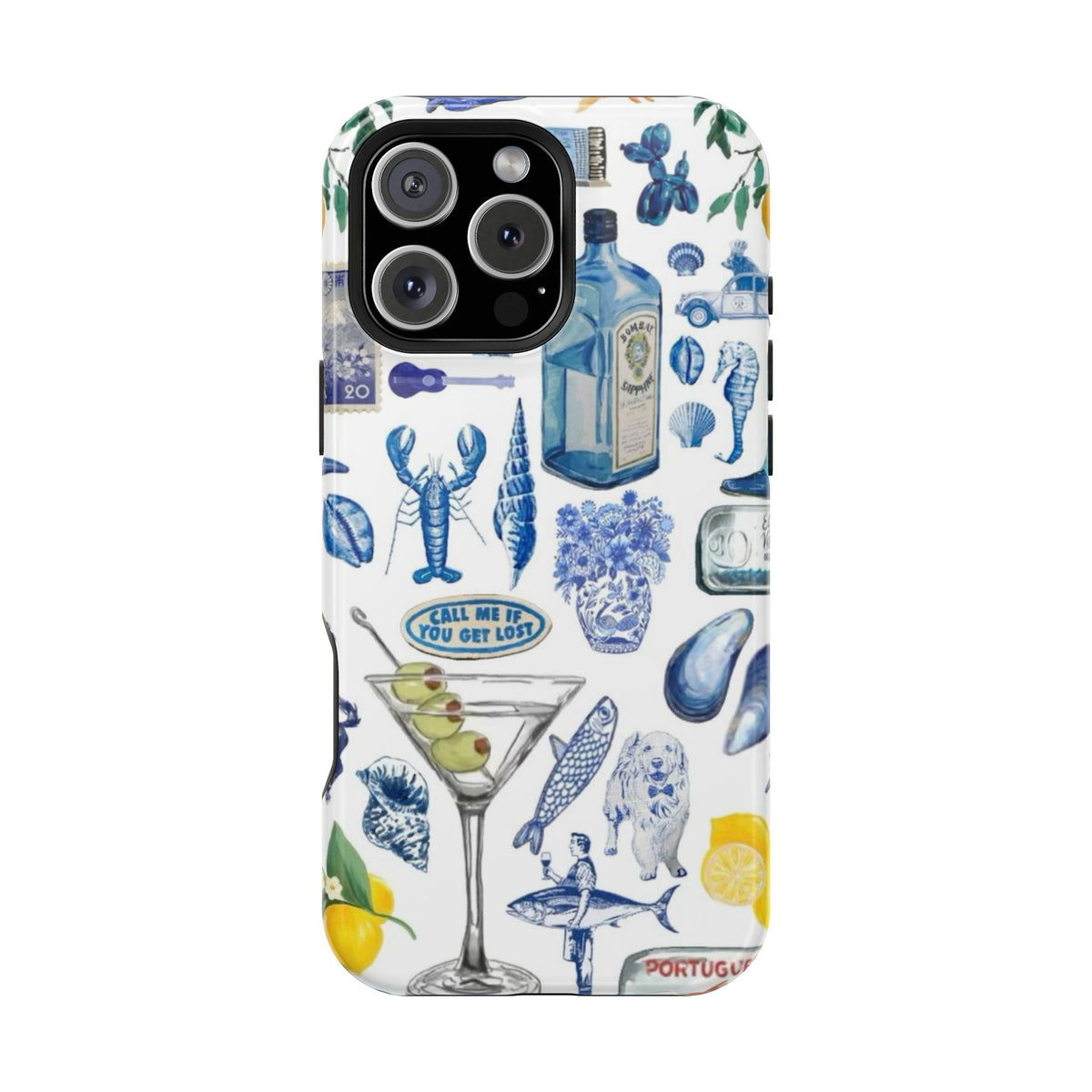 “call me” protective phone case