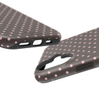 “Straw choc dots” protective phone case