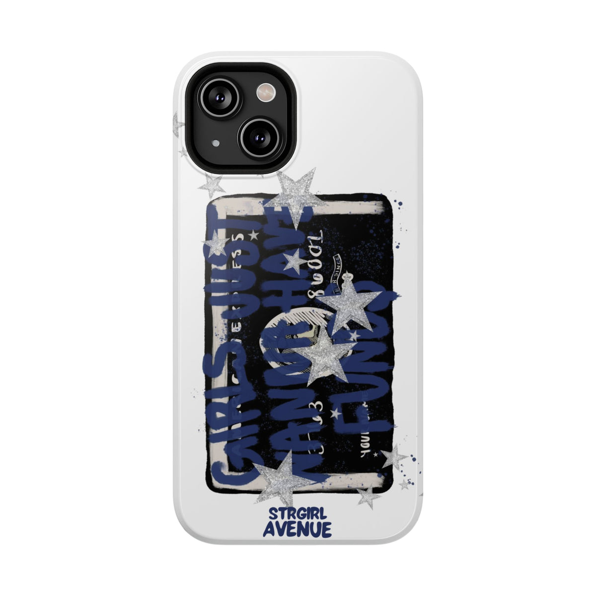 “wanna have funds” protective phone case