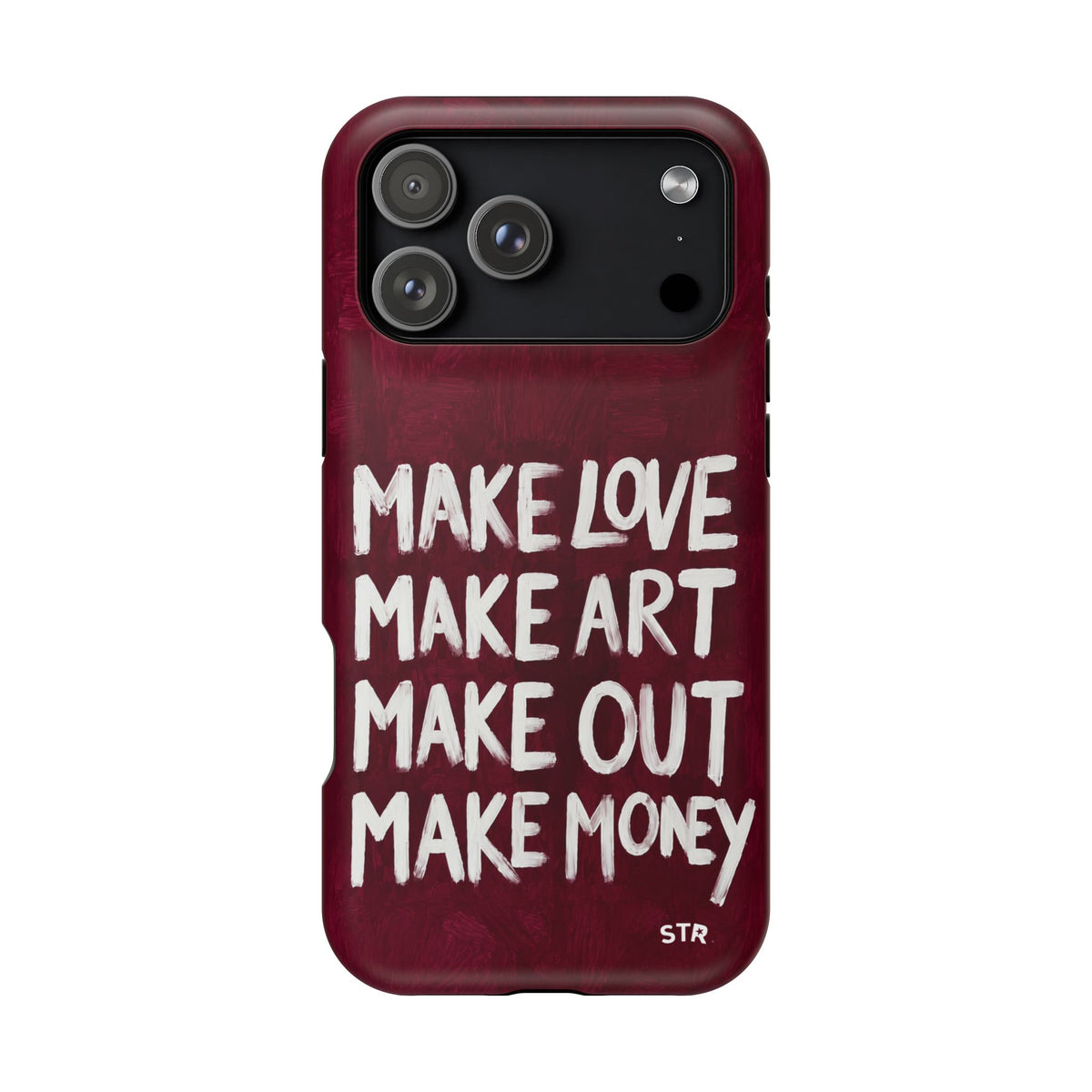 “make art” protective phone case