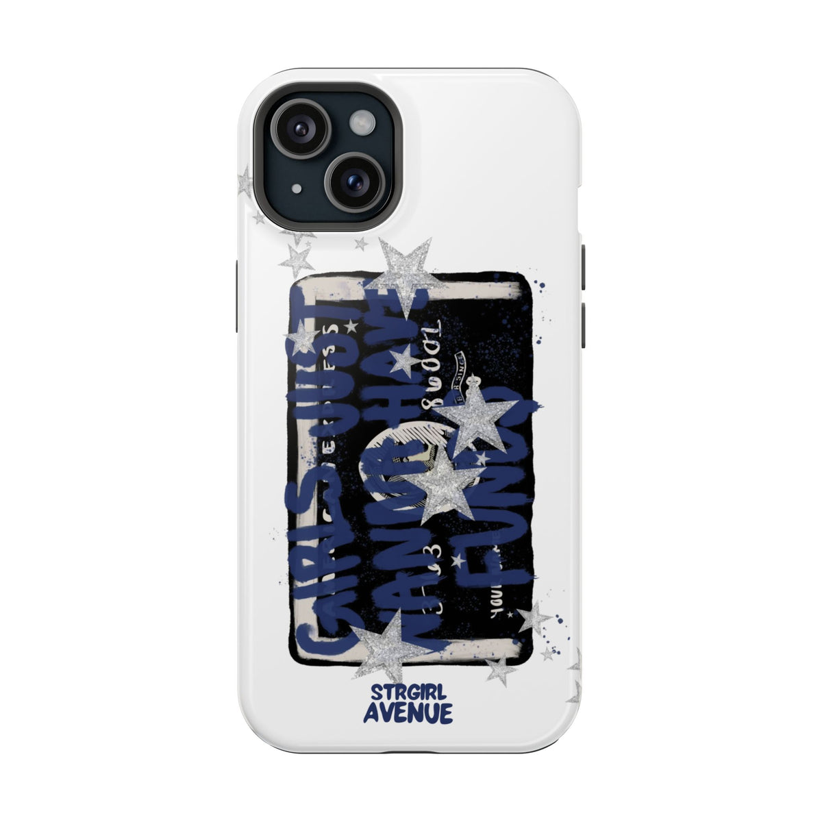“wanna have funds” protective phone case