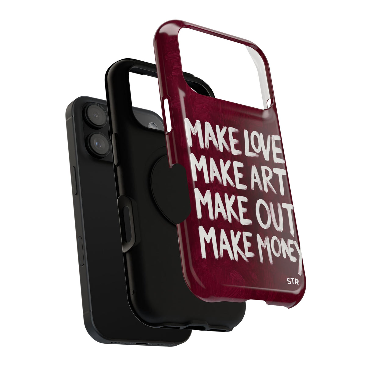 “make art” protective phone case