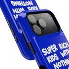 “rich kids” protective phone case