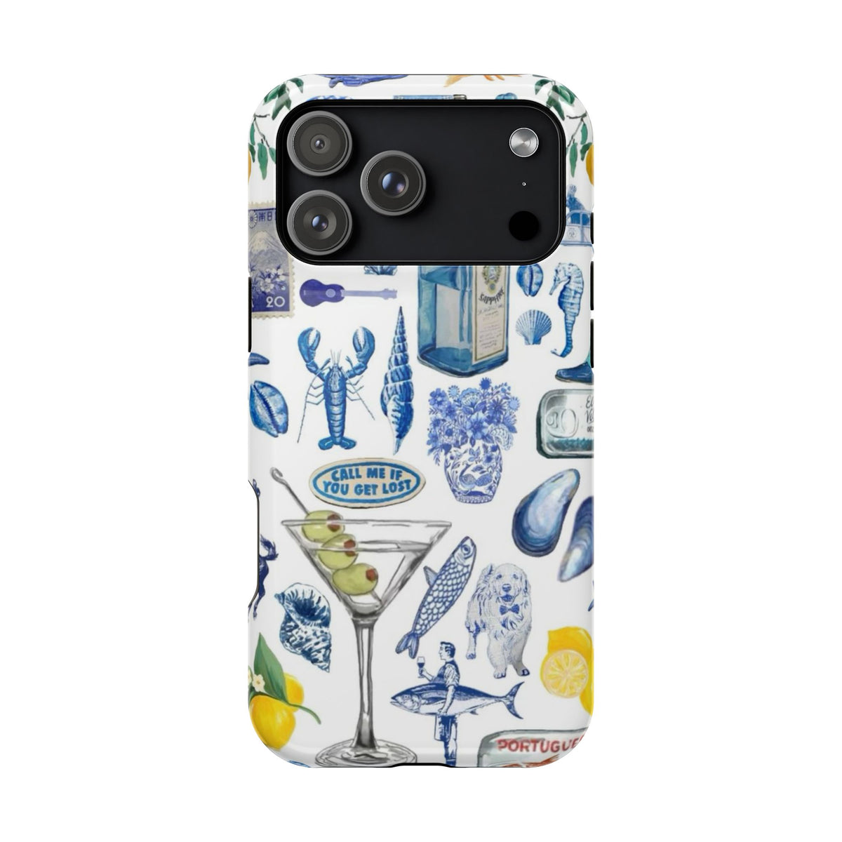 “call me” protective phone case