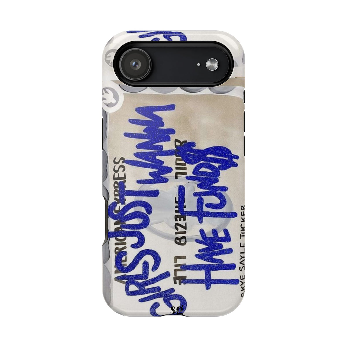 “girls just wanna have funds” protective phone case