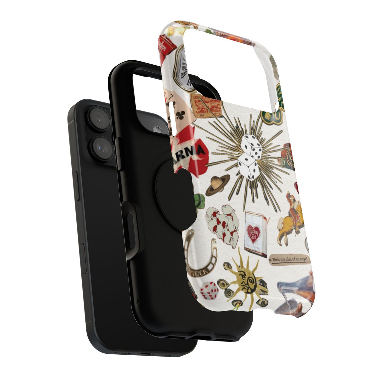 “throw a dice” protective phone case