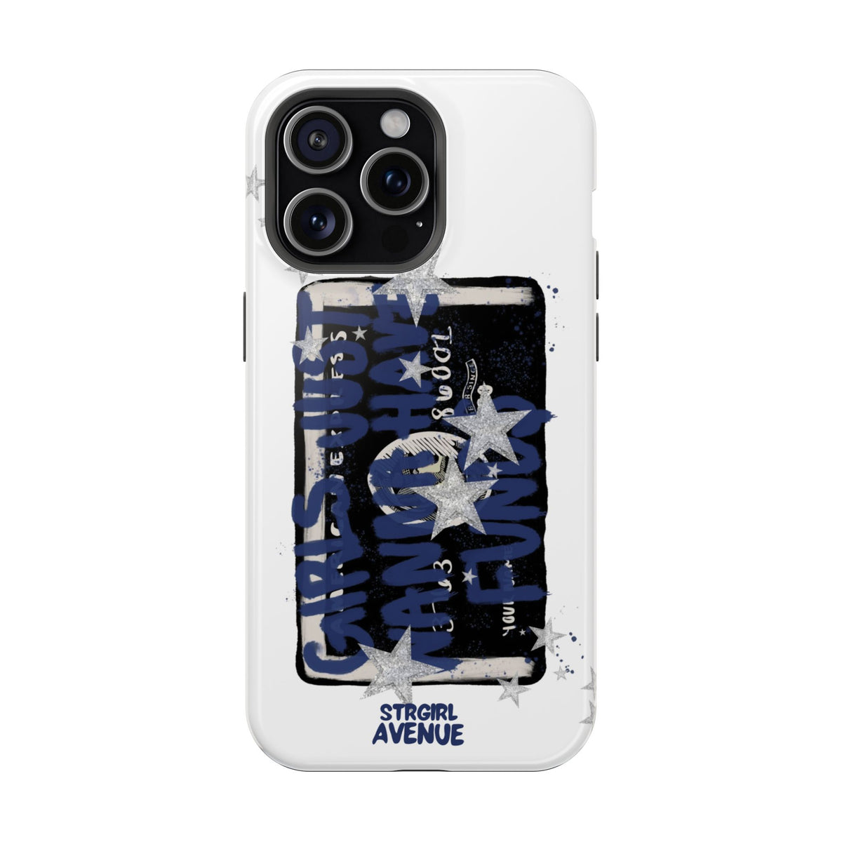 “wanna have funds” protective phone case