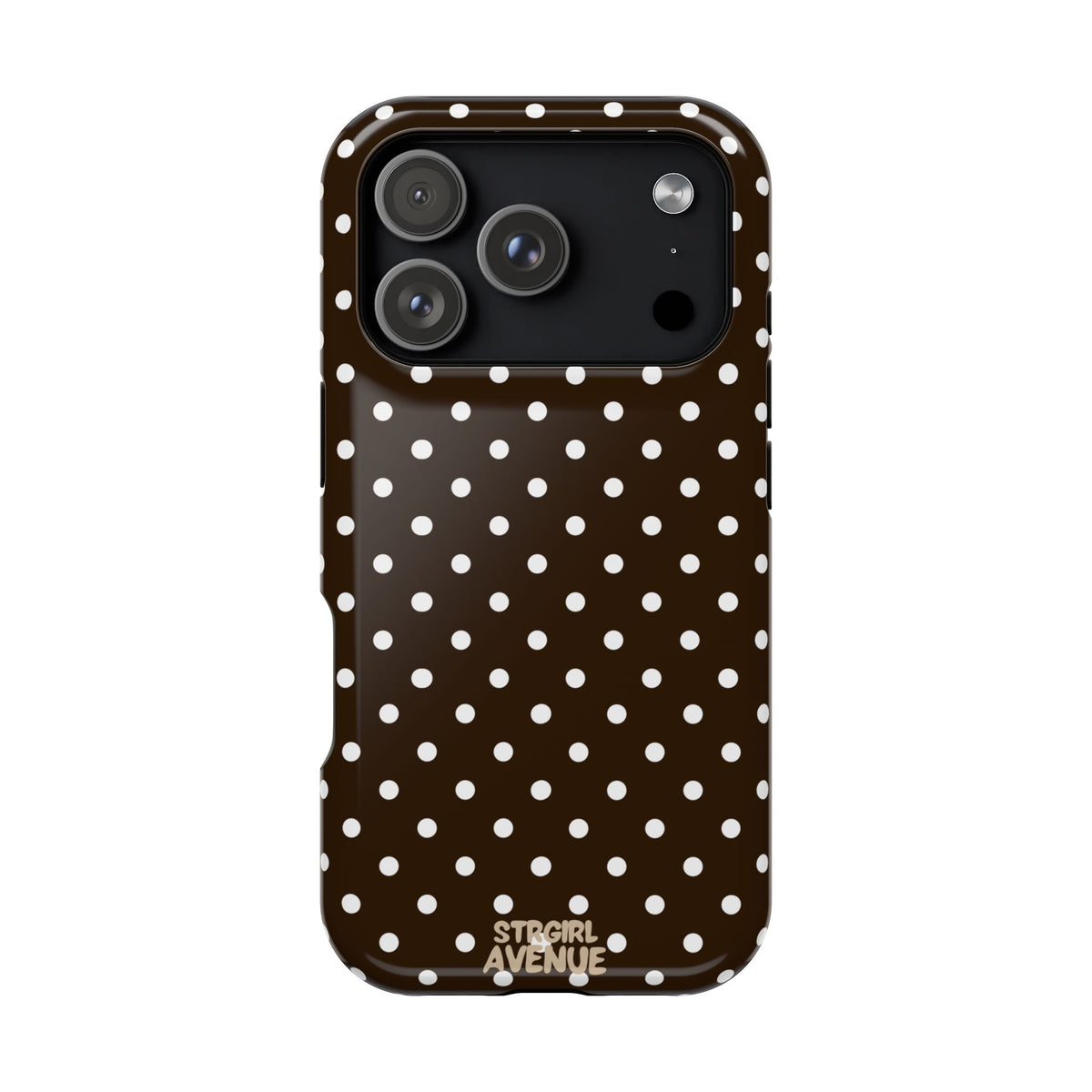 “Cocoa Dots” protective phone case