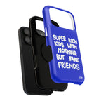 “rich kids” protective phone case