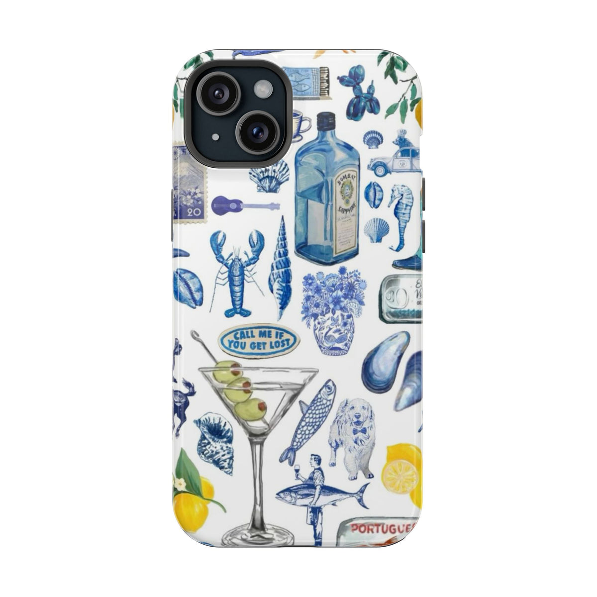 “call me” protective phone case