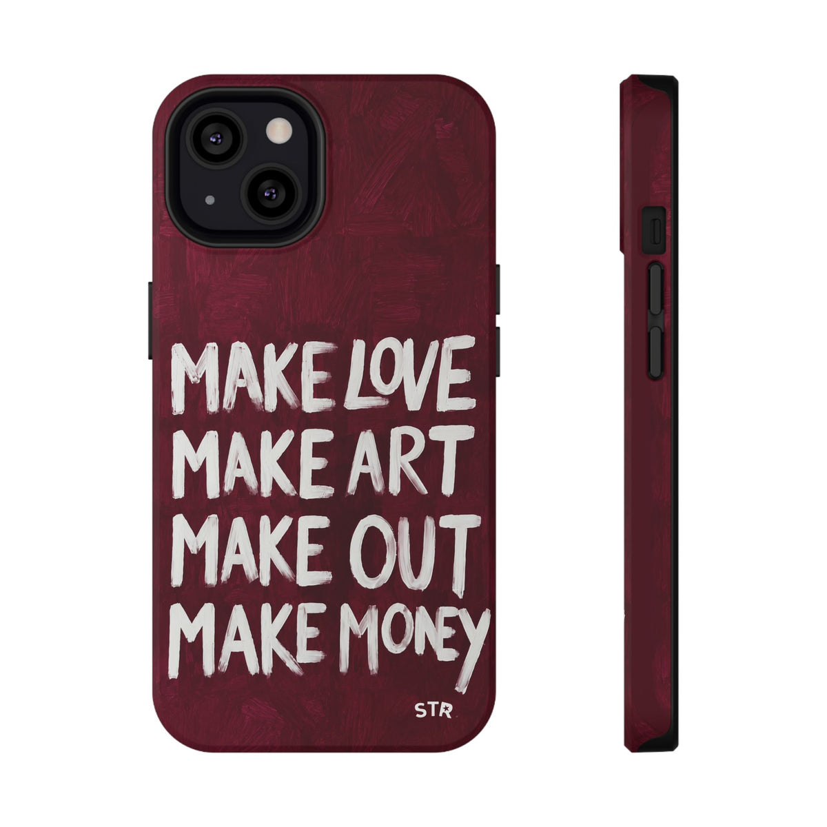 “make art” protective phone case