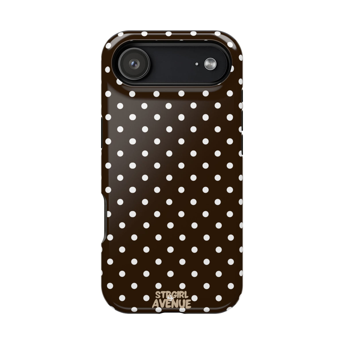 “Cocoa Dots” protective phone case