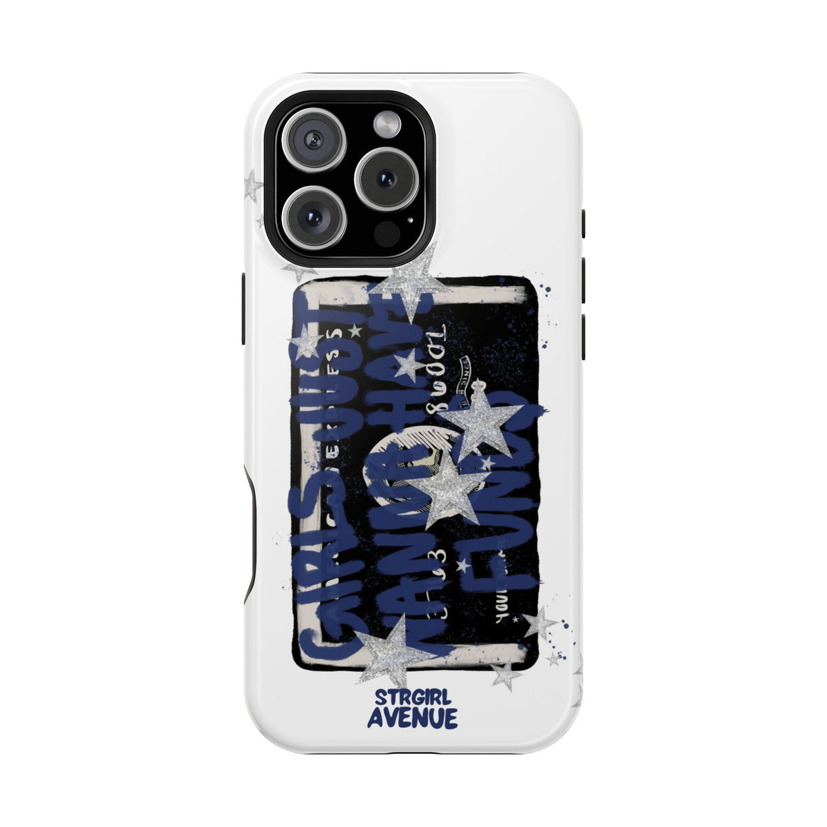 “wanna have funds” protective phone case