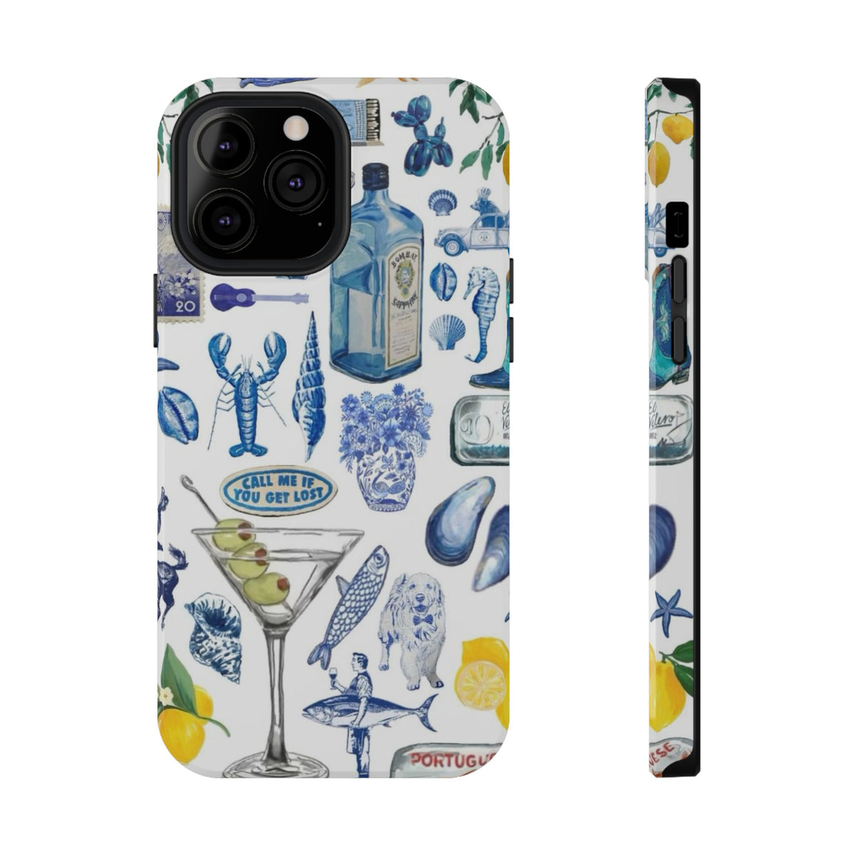 “call me” protective phone case