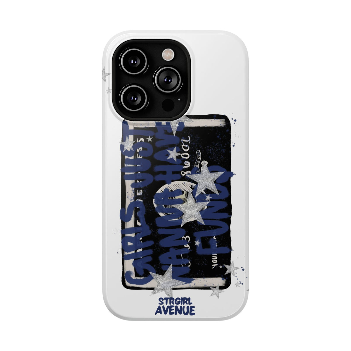 “wanna have funds” protective phone case