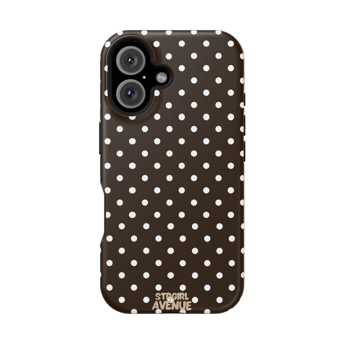“Cocoa Dots” protective phone case