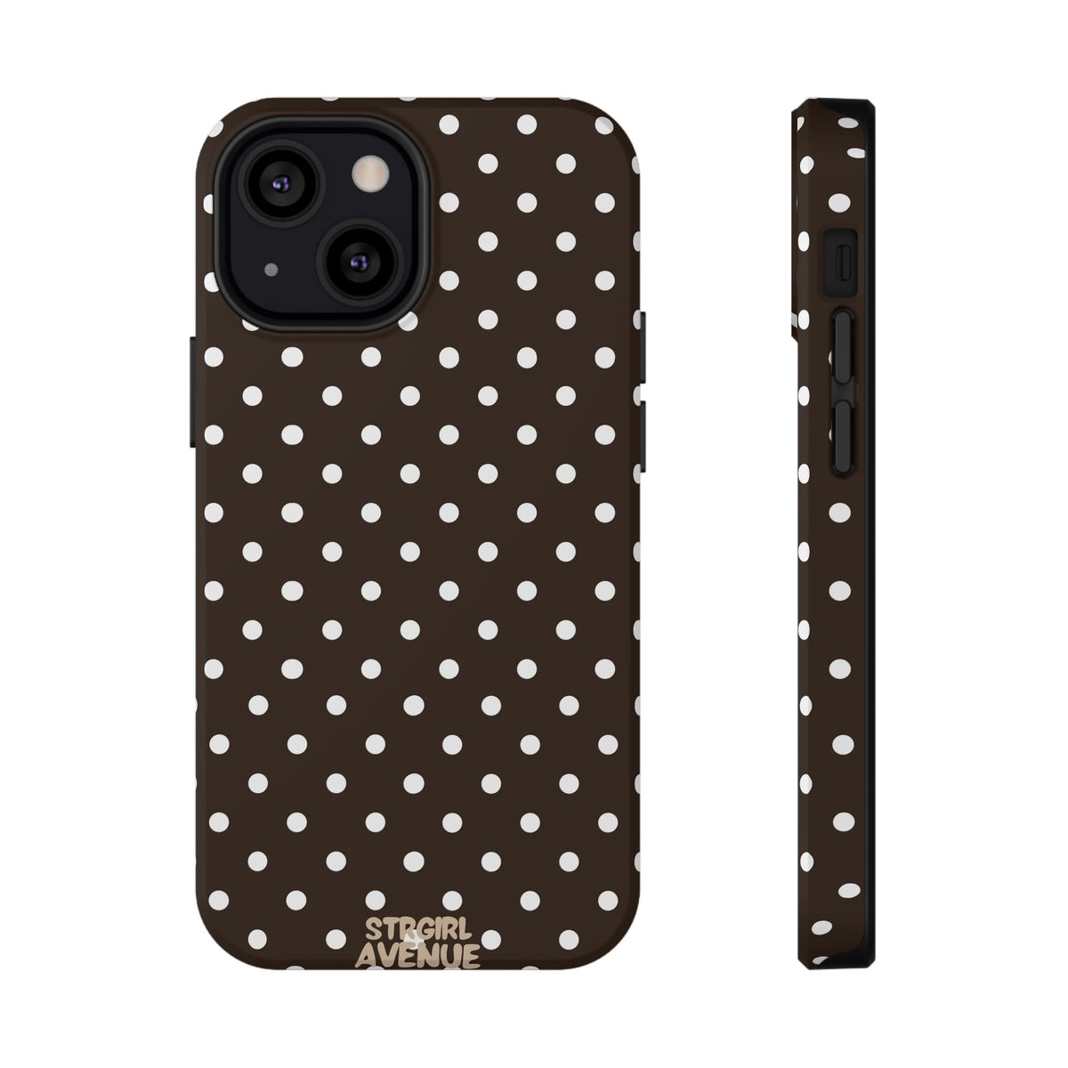 “Cocoa Dots” protective phone case