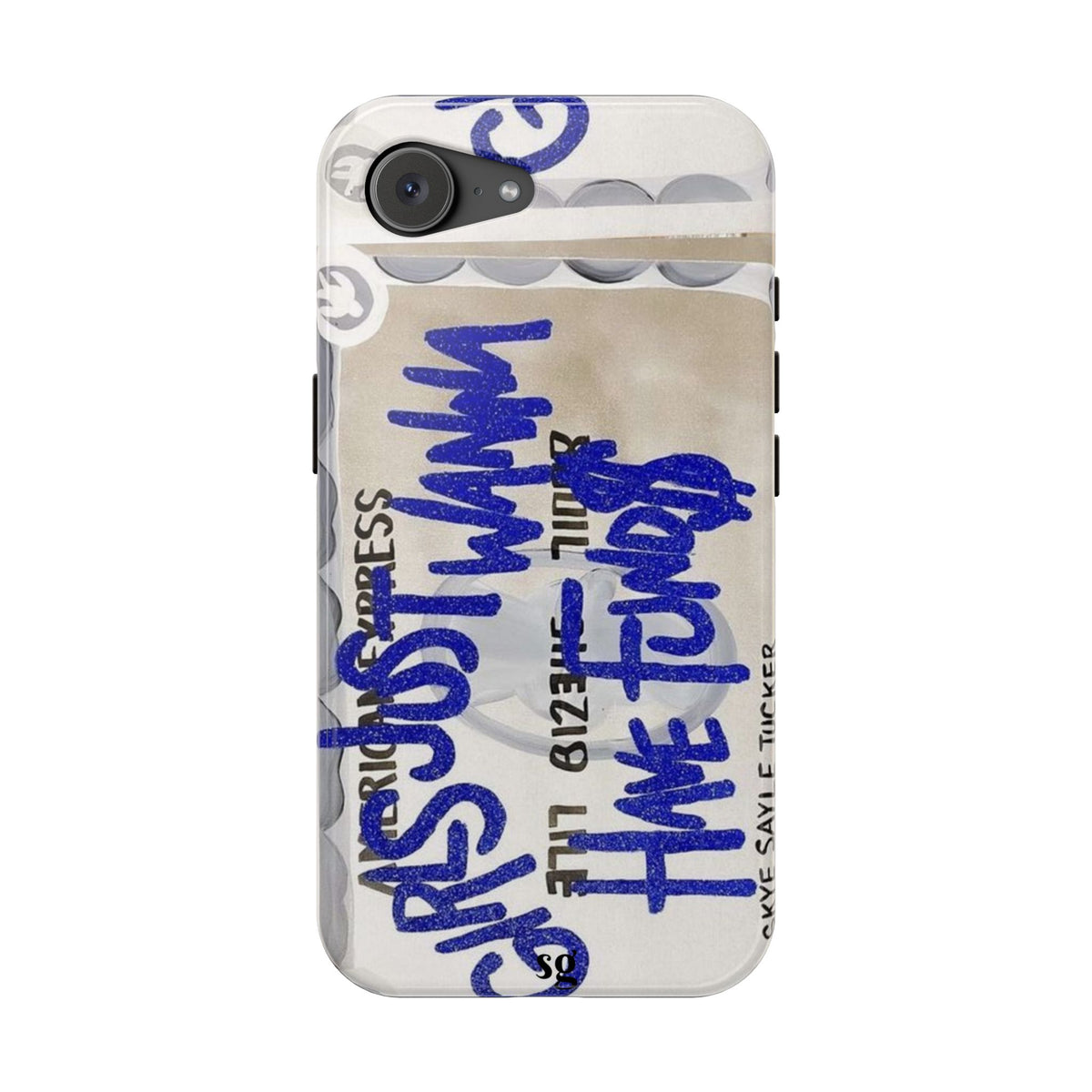 “girls just wanna have funds” protective phone case